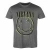 Men's T-shirt Nirvana - Inverse Smiley - BRINDLE - ROCK OFF