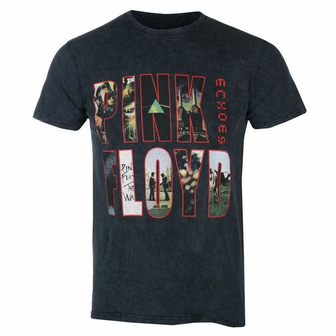 Men's T-shirt Pink Floyd - Echoes Album Montage - Black - ROCK OFF 3 Men's T-shirt Pink Floyd - Echoes Album Montage - Black - ROCK OFF