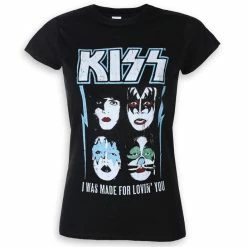 T-shirt Metal Women's Kiss - Made For Lovin' You - ROCK OFF