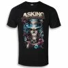 T-shirt Metal Men's Asking Alexandria - Hat Skull - ROCK OFF -Cheap Gothic & Punk Shop predni potisk 012