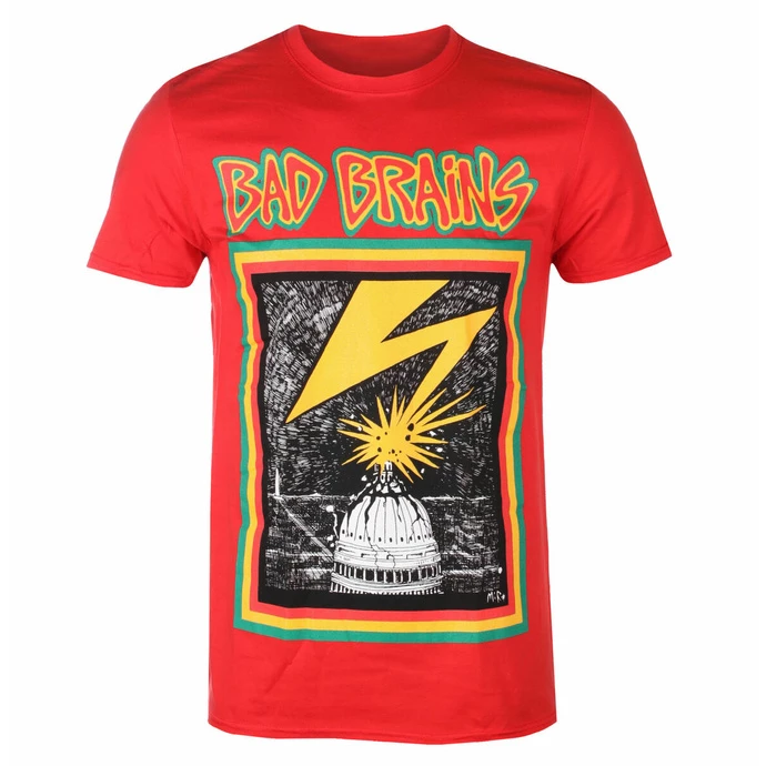 Men's T-shirt BAD BRAINS - RED - PLASTIC HEAD 3 Men's T-shirt BAD BRAINS - RED - PLASTIC HEAD