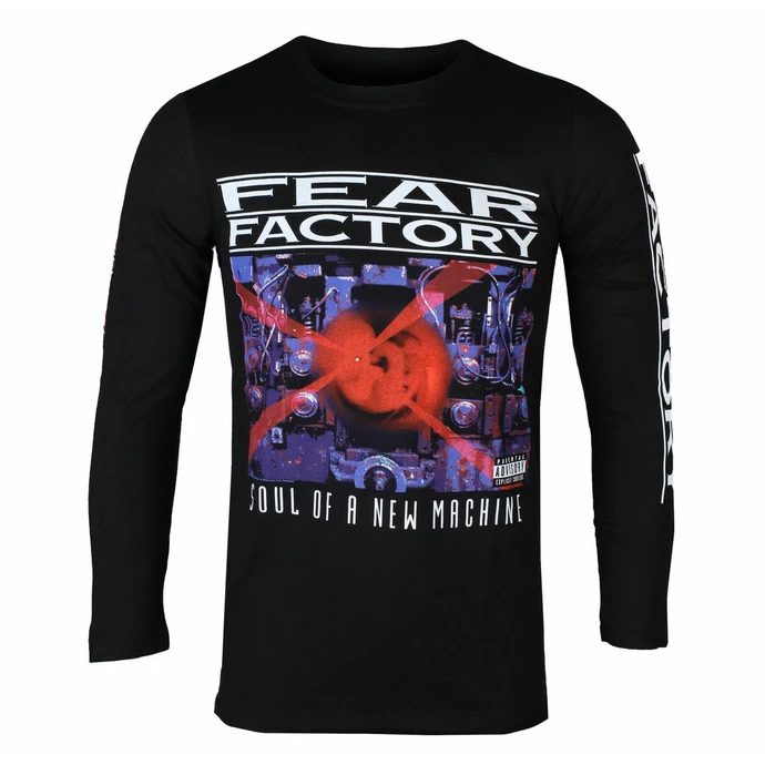 Men's T-shirt Long Sleeve FEAR FACTORY - SOUL OF A NEW MACHINE - PLASTIC HEAD 3 Men's T-shirt Long Sleeve FEAR FACTORY - SOUL OF A NEW MACHINE - PLASTIC HEAD