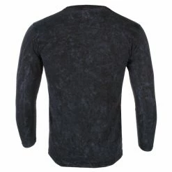 Men's Long-sleeved T-shirt Guns N' Roses - Monochrome Cross - BLACK Dip-Dye - ROCK OFF -Cheap Gothic & Punk Shop sa668