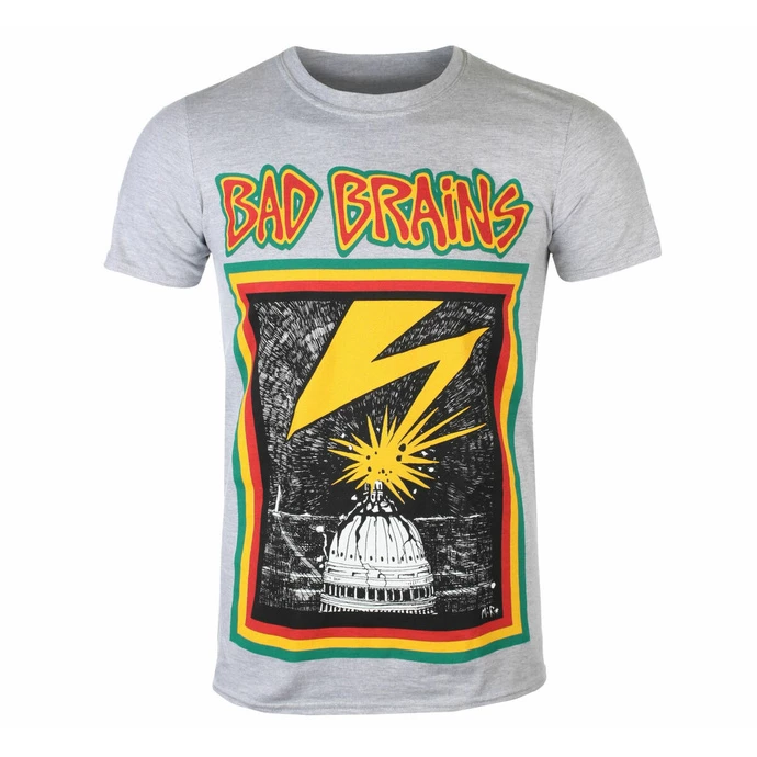 Men's T-shirt BAD BRAINS - GREY - PLASTIC HEAD 3 Men's T-shirt BAD BRAINS - GREY - PLASTIC HEAD