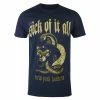 Men's T-shirt SICK OF IT ALL - PANTHER - NAVY - PLASTIC HEAD -Cheap Gothic & Punk Shop sds 004