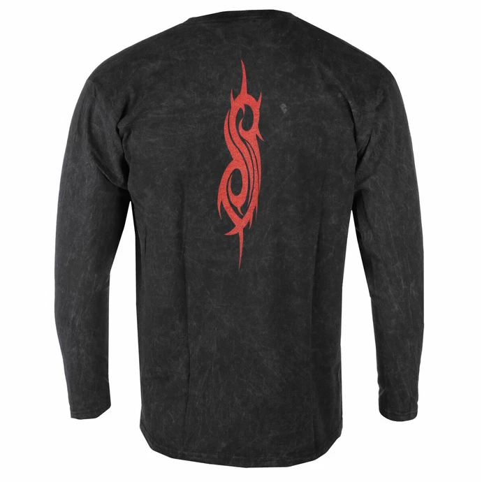 Men's Long-sleeved T-shirt Slipknot - Patched Up - Black Dip-Dye - ROCK OFF 4 Men's Long-sleeved T-shirt Slipknot - Patched Up - Black Dip-Dye - ROCK OFF - Image 2