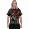 Men's T-shirt SPIRAL - Batman - ASYLUM WRAP - Black