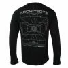 Men's T-shirt Long Sleeve Architects - FTTWTE Grid - Black - KINGS ROAD -Cheap Gothic & Punk Shop tz004