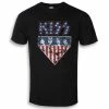 T-shirt Metal Men's Kiss - Stars & Stripes - HYBRIS -Cheap Gothic & Punk Shop ve 006 zm