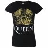 Women's T-shirt Queen - Crest - ROCK OFF 2 Women's T-shirt Queen - Crest - ROCK OFF -Cheap Gothic & Punk Shop wq016 1