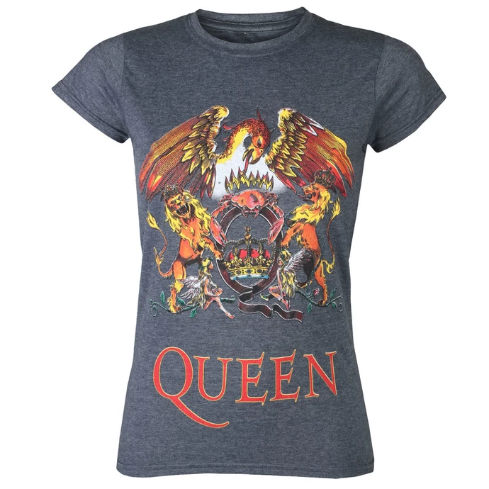 Women's T-shirt Queen - Classic Crest - ROCK OFF 3 Women's T-shirt Queen - Classic Crest - ROCK OFF
