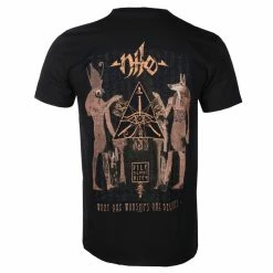 Men's T-shirt Nile - What One Worships One Becomes - RAZAMATAZ -Cheap Gothic & Punk Shop wq036