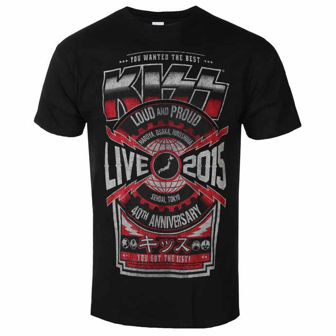 Kiss - Japan Live 2015 - BLACK - ROCK OFF Men's T-shirt 3 Kiss - Japan Live 2015 - BLACK - ROCK OFF Men's T-shirt