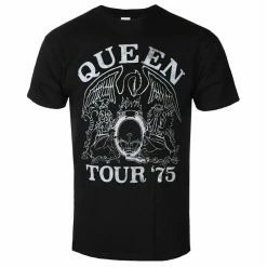 Men's T-shirt Queen - Tour '75 BL ECO - ROCK OFF