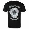Men's T-shirt Motörhead - Flat Warpig Aces BL - ROCK OFF -Cheap Gothic & Punk Shop wsaw073