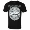 Men's T-shirt Iron Maiden - Samurai Graphic - White BL - ROCK OFF -Cheap Gothic & Punk Shop wsaw075