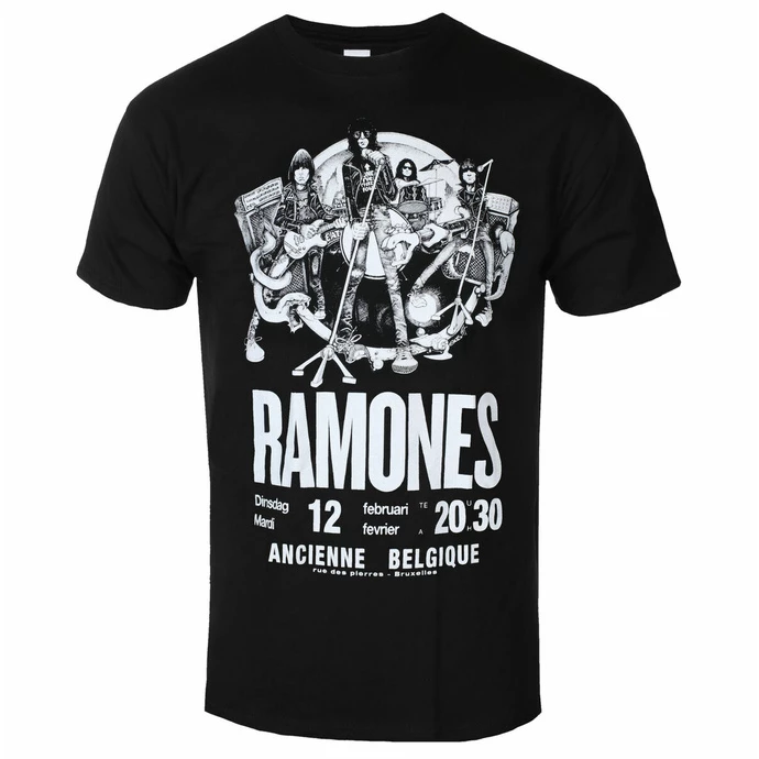 Men's T-shirt Ramones - Belgium - ROCK OFF 3 Men's T-shirt Ramones - Belgium - ROCK OFF