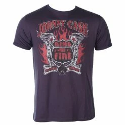 T-shirt Metal Men's Johnny Cash - Ring Of Fire BO - ROCK OFF