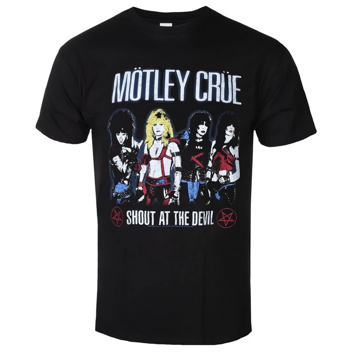 T-shirt Metal Men's Mötley Crüe - Shout At The Devil - ROCK OFF 3 T-shirt Metal Men's Mötley Crüe - Shout At The Devil - ROCK OFF